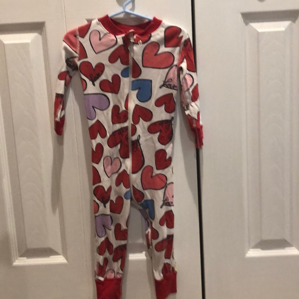 Hanna Andersson heart 85cm/2t girls pajamas